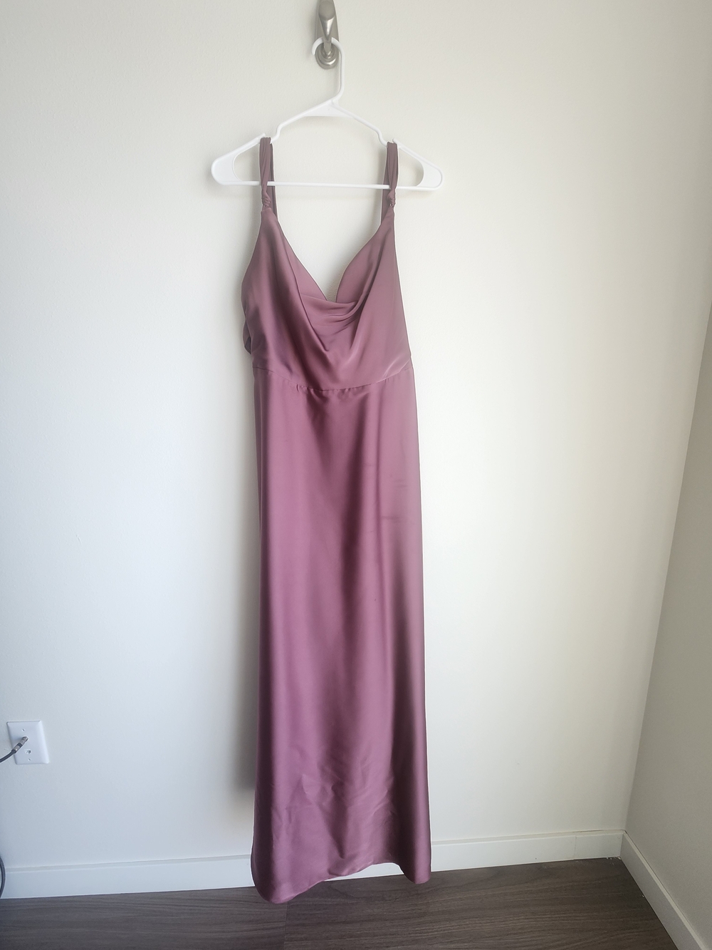 Azazie Mauve/Pink Maxi Dress